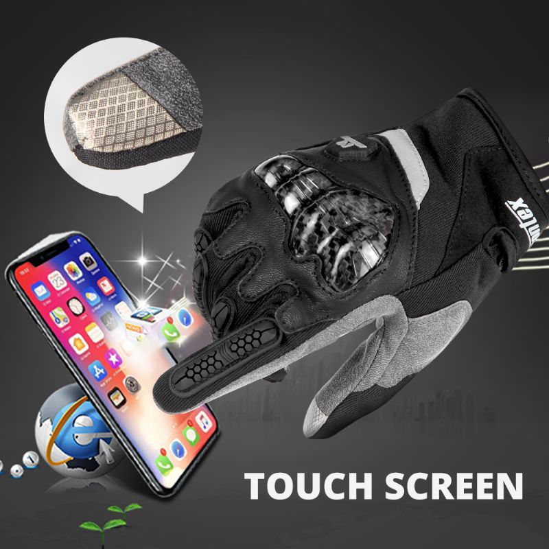 Full Finger Racing Hard Shell Touchscreen Handschoenen Outdoor Fietshandschoenen