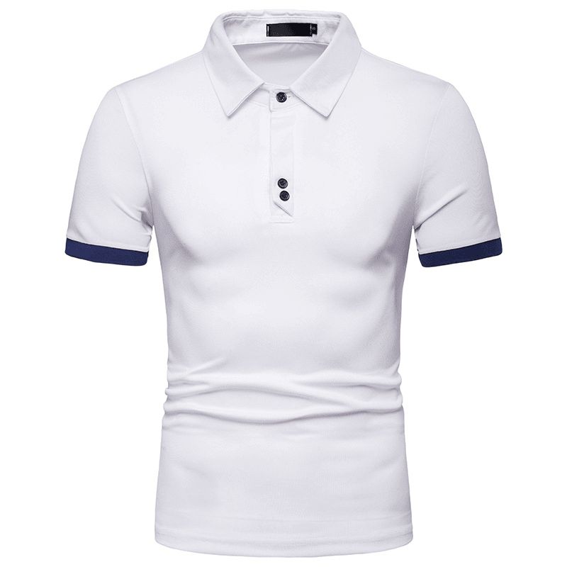 Heren Zomer Casual Zakelijke Stijlvolle Basic Golf Shirts