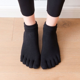 All-inclusive Vijfvingersokken Van Gekamd Katoen Dot Glue Dance Yoga-sokken