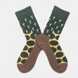 Big Dot Socks Mannen En Vrouwen Dezelfde Paragraaf In De Tube Personality Design Tide Socks
