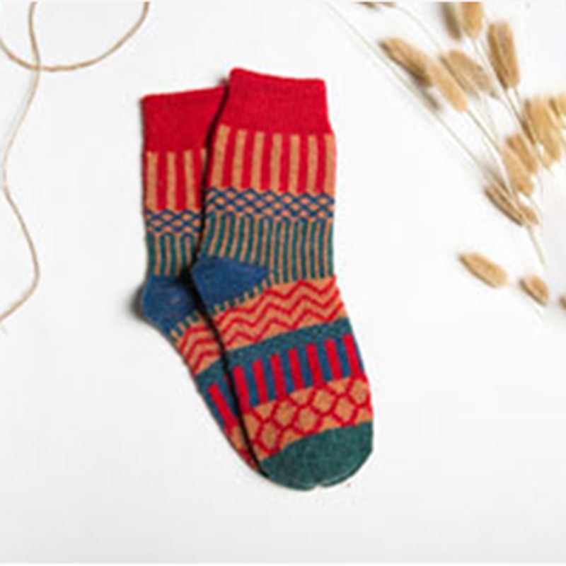 Kerst Casual Schede Tribal Dames Sokken