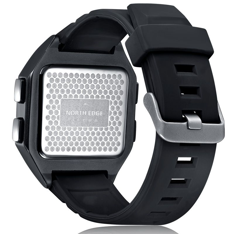 Militaire Outdoor Sport Multifunctionele Kompas Lichtgevende Timing Metalen Horloge 5atm Waterdicht Mannen Digitale Horloge