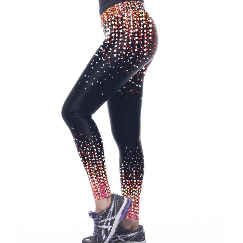 Nieuwe Collectie Dames Leggings Sportieve Broek Sterrenhemel 3d Spot Gedrukte Mujer Compressie Legg Broek