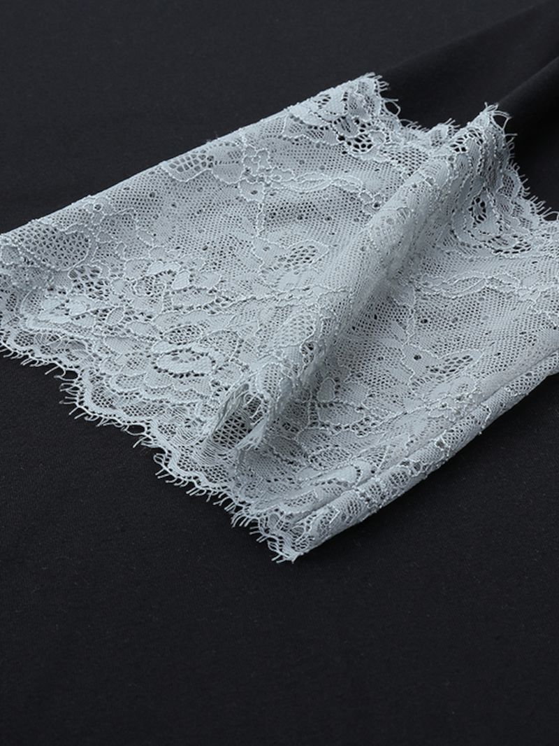 Doorzichtige Kanten Stiksels 100% Polyester Lange Rok