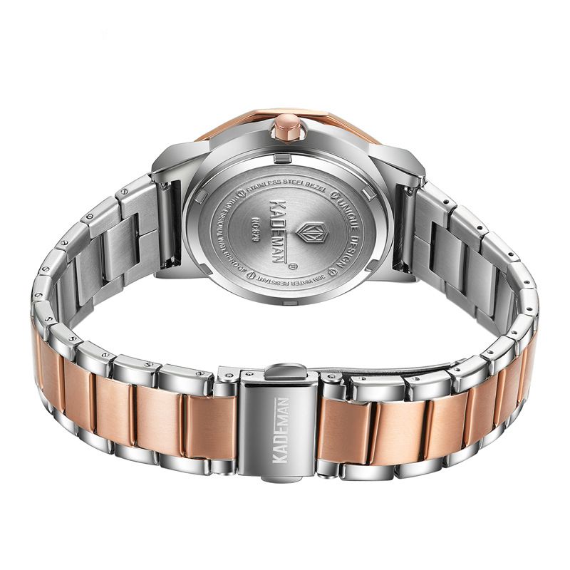 Casual Dameshorloge 3atm Waterdicht Datumweergave Elegant Crystal Quartz Horloge