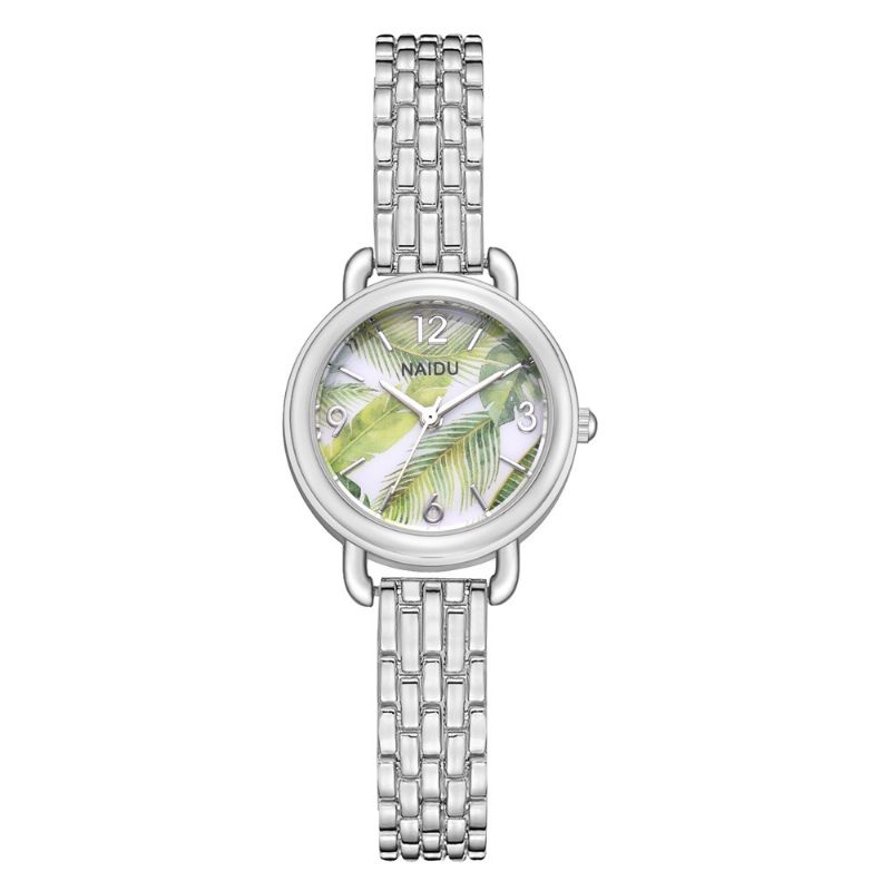 Casual Stijl Decoratief Dames Polshorloge Volledig Stalen Band Quartz Horloge