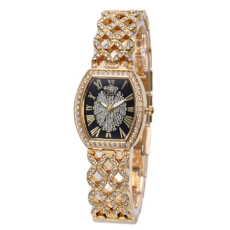 Mode Licht Luxe Holle Diamanten Dames Quartz Horloge