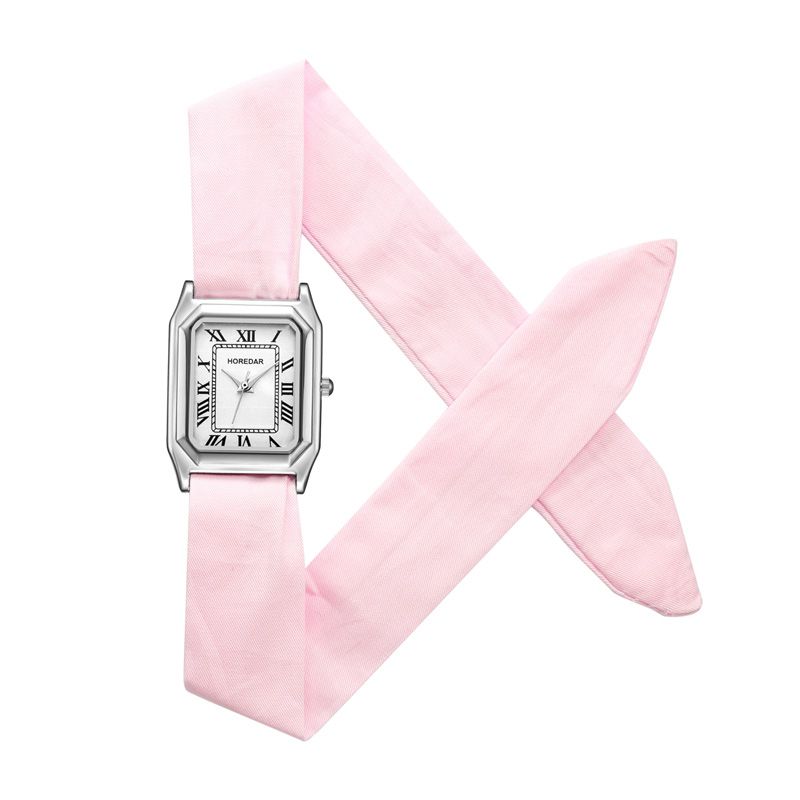 Retro Bloemenband Dames Polshorloge Cadeau Quartz Uurwerk Horloges