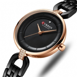 Strass Elegant Design Dames Polshorloge Casual Stijl Quartz Horloge