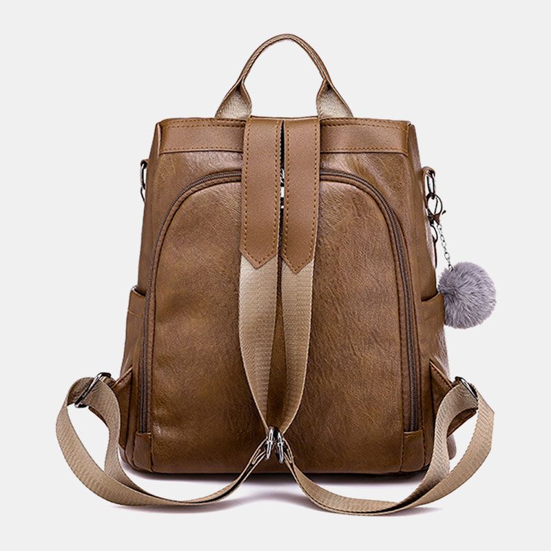 Dames Anti-diefstal Rugzak Multifunctionele Tas Tassel Zipper Bag